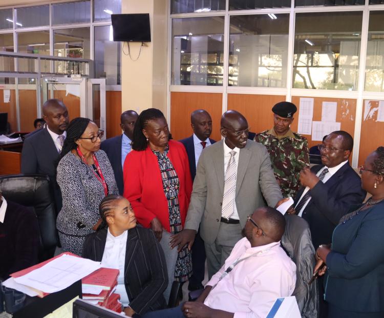Principal Secretary Dr. Belio Kipsang Visits Civil Registration Services to Enhance Coordination and Service Delivery