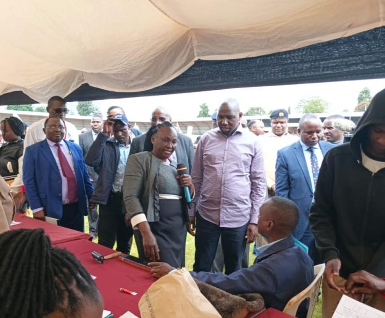 Cabinet Secretary and NRB Secretary Oversee Mobile ID Registration in Imenti North, Meru County