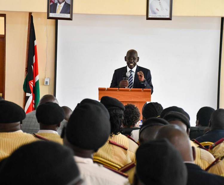 Ps Belio Kipsang Addressing Admins